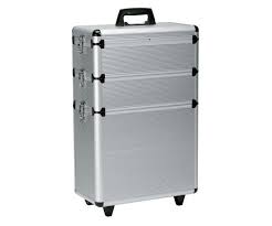 Kadeřnický kufr Sinelco Modular stříbrný