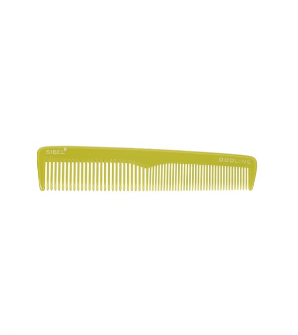 Hřeben na vlasy Sinelco DUOLINE zelený 17,5 cm