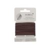 Gumičky do vlasů Sinelco – tenké 50mm, 16 ks hnědé